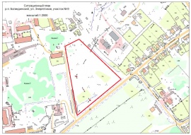 Ситуационный план земельного участка в Гатчине Кадастровые работы в Гатчине